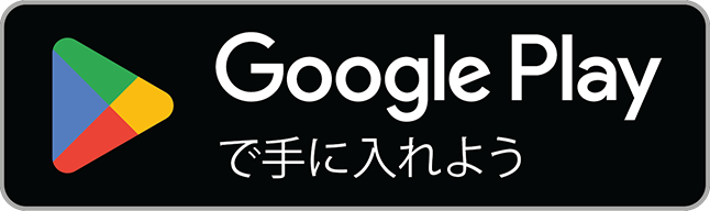 Import resale Cross-border EC Google Play logo with Japanese text underneath. The logo has a colorful triangular play button.